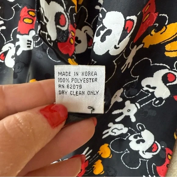 Vintage Mickey Mouse Scarf 100% Polyester - Picture 3 of 4